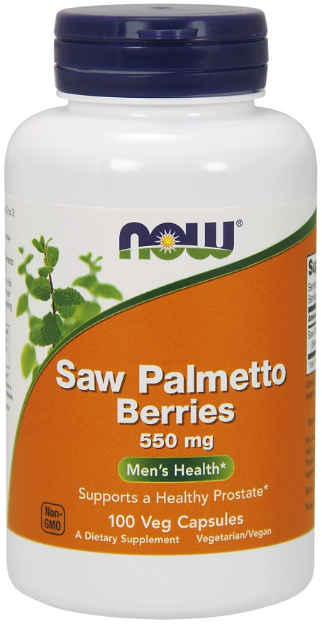 Saw Palmetto Berries, 550mg - 100 vcaps - Sense42 Beauty and Health