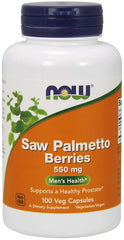 Saw Palmetto Berries, 550mg - 100 vcaps - Sense42 Beauty and Health
