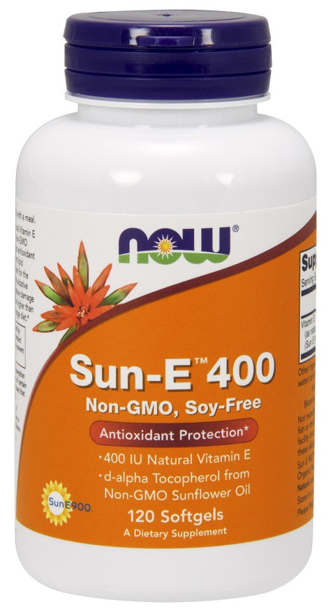 Sun-E, 400 IU - 120 softgels - Sense42 Beauty and Health