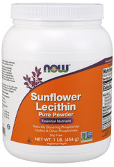 Sunflower Lecithin, Pure Powder - 454g - Sense42 Beauty and Health
