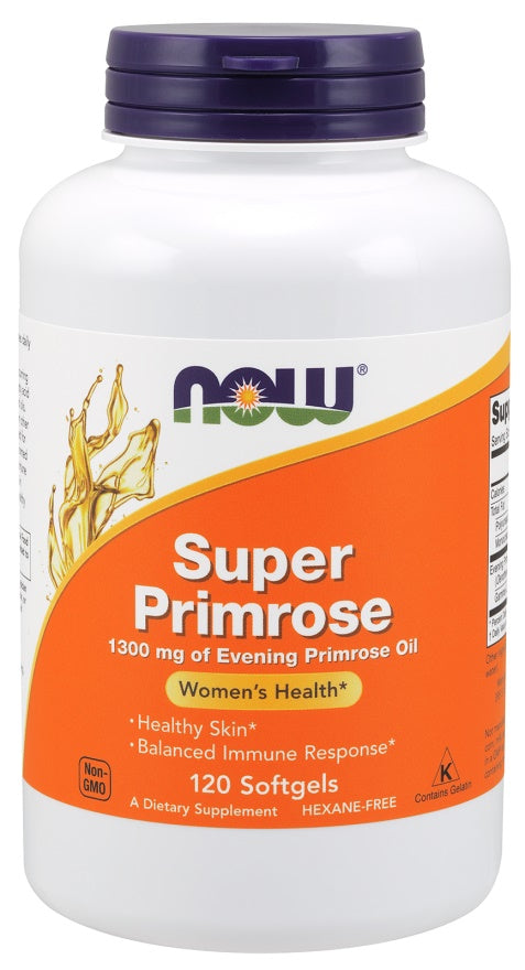 Super Primrose, 1300mg - 120 softgels - Sense42 Beauty and Health