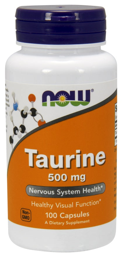 Taurine, 500mg - 100 caps - Sense42 Beauty and Health