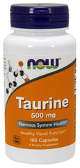 Taurine, 500mg - 100 caps - Sense42 Beauty and Health