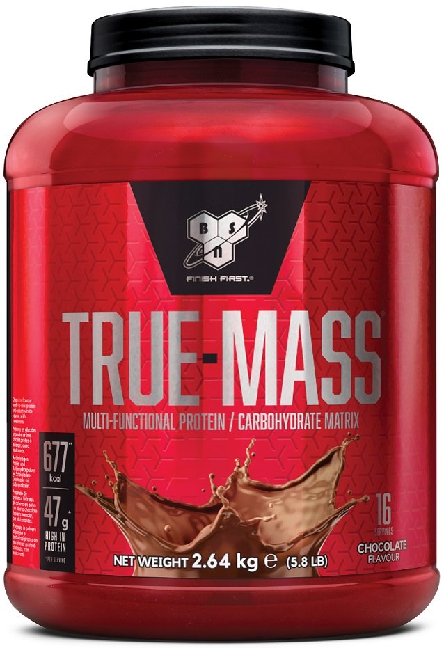 True Mass, Strawberry Milkshake - 2640g - Sense42 Beauty and Health