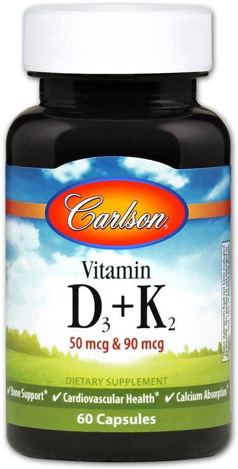 Vitamin D3 + K2 - 60 caps - Sense42 Beauty and Health