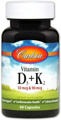 Vitamin D3 + K2 - 60 caps - Sense42 Beauty and Health
