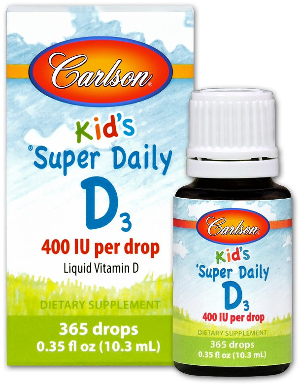 Kid's Super Daily D3, 400 IU - 10 ml. - Sense42 Beauty and Health