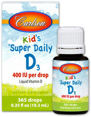 Kid's Super Daily D3, 400 IU - 10 ml. - Sense42 Beauty and Health