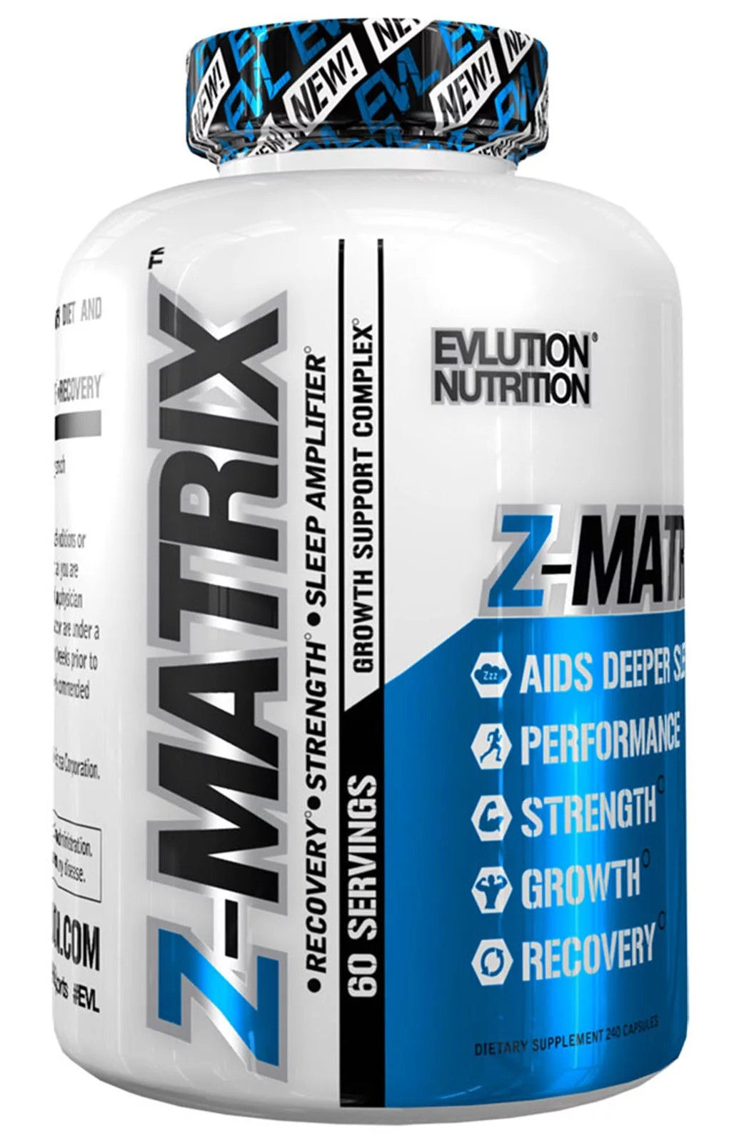 EVLution Nutrition Z-Matrix - 240 caps - Sense42 Beauty and Health