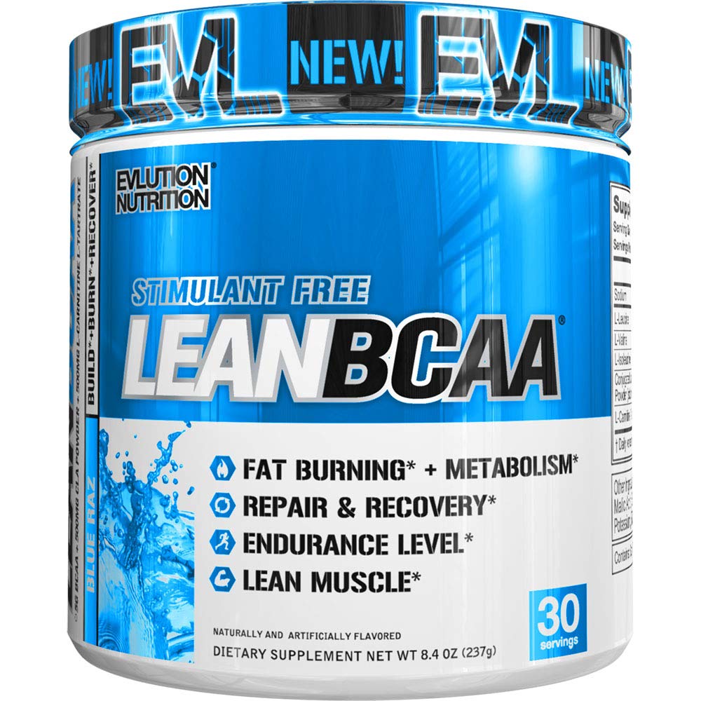 Lean BCAA - Stimulant Free, Blue Raz - 237g - Sense42 Beauty and Health