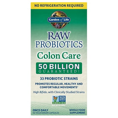 Raw Probiotics Colon Care - 30 vcaps - Sense42 Beauty and Health