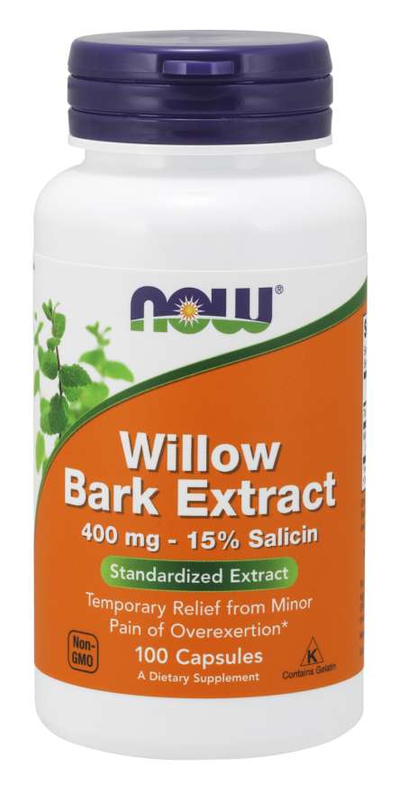Willow Bark Extract, 400mg - 100 caps - Sense42 Beauty and Health