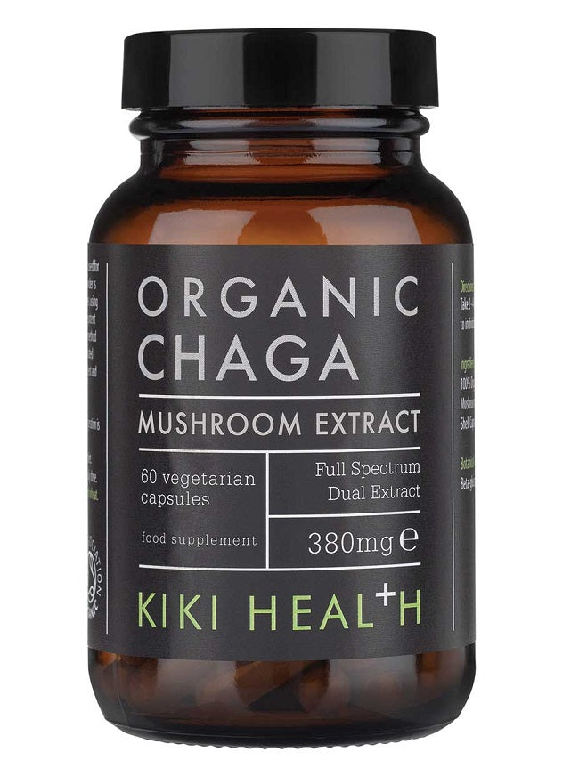 Chaga Extract Organic, 380mg - 60 vcaps - Sense42 Beauty and Health