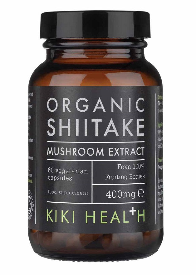 Shiitake Extract Organic, 400mg - 60 vcaps - Sense42 Beauty and Health