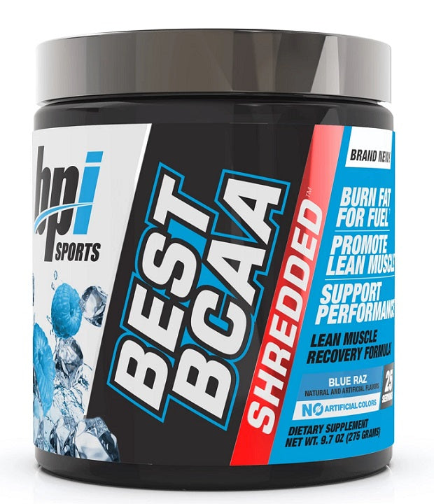 Best BCAA Shredded, Blue Raz - 275g - Sense42 Beauty and Health