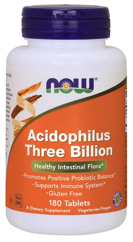 Acidophilus Three Billion - 180 tablets - Sense42 Beauty and Health