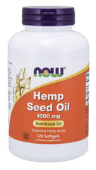 Hemp Seed Oil, 1000mg - 120 softgels - Sense42 Beauty and Health