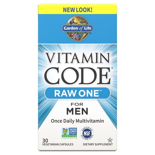 Vitamin Code Raw One for Men - 30 vcaps - Sense42 Beauty and Health