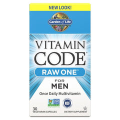 Vitamin Code Raw One for Men - 30 vcaps - Sense42 Beauty and Health