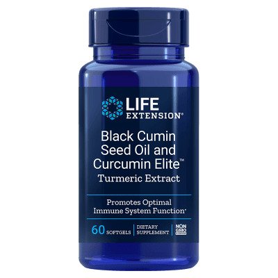 Black Cumin Seed Oil and Curcumin Elite Turmeric Extract - 60 softgels - Sense42 Beauty and Health