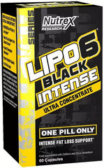Lipo-6 Black Intense Ultra Concentrate - 60 caps - Sense42 Beauty and Health