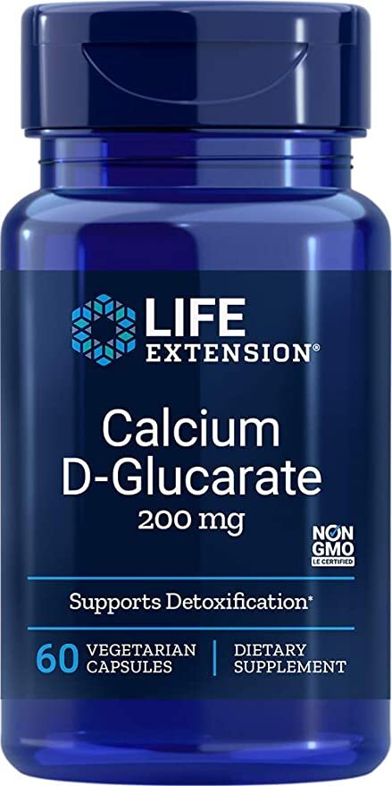 Calcium D-Glucarate, 200mg - 60 vcaps - Sense42 Beauty and Health