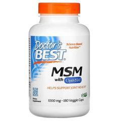 MSM with OptiMSM Vegan, 1000mg - 180 vcaps - Sense42 Beauty and Health
