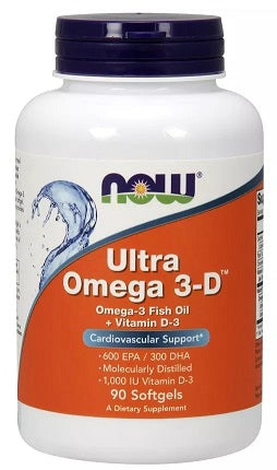 Ultra Omega 3-D with Vitamin D-3 - 90 softgels - Sense42 Beauty and Health