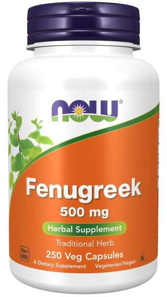 Fenugreek, 500mg - 250 vcaps - Sense42 Beauty and Health