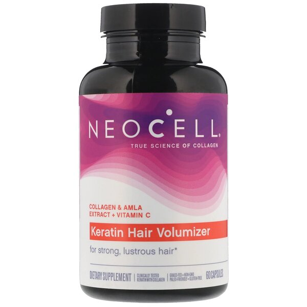 Keratin Hair Volumizer - 60 caps - Sense42 Beauty and Health
