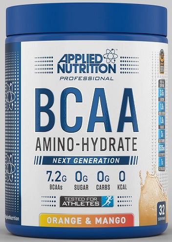 BCAA Amino-Hydrate, Orange & Mango (EAN 634158562624) - 450g - Sense42 Beauty and Health