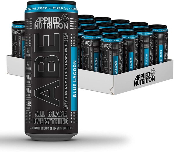 Applied Nutrition ABE Energy + Performance Cans Blue Lagoon - 24 x 330 ml. - Sense42 Beauty and Health