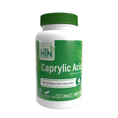 Caprylic Acid, 600mg - 200 softgels - Sense42 Beauty and Health
