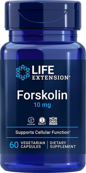 Forskolin, 10mg - 60 vcaps - Sense42 Beauty and Health