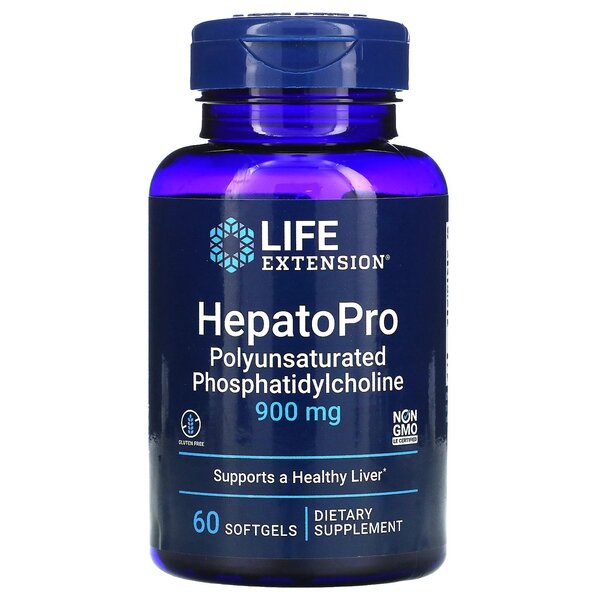 HepatoPro Polyunsaturated Phosphatidylcholine, 900mg - 60 softgels - Sense42 Beauty and Health