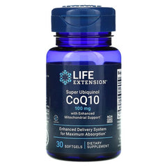 Super Ubiquinol CoQ10 with Enhanced Mitochondrial Support, 100mg - 30 softgels - Sense42 Beauty and Health