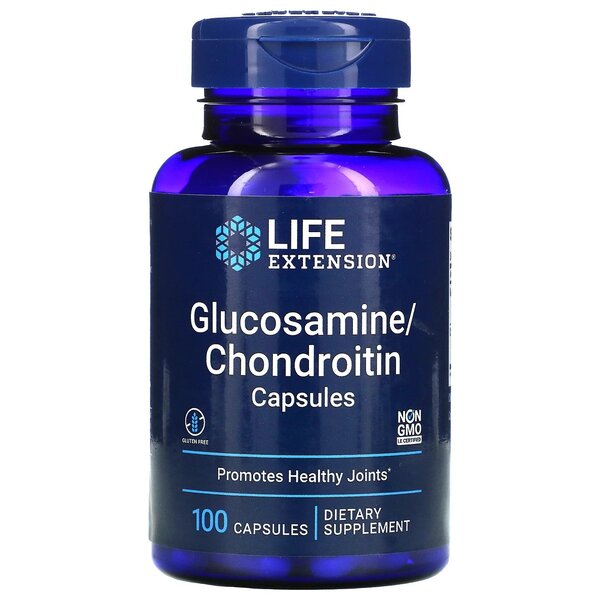Glucosamine/Chondroitin Capsules - 100 caps - Sense42 Beauty and Health
