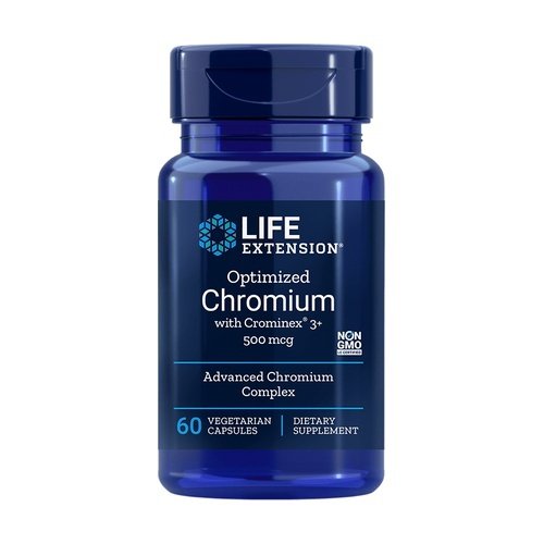 Optimized Chromium with Crominex 3+, 500mcg - 60 vcaps - Sense42 Beauty and Health