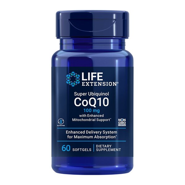 Super Ubiquinol CoQ10 with Enhanced Mitochondrial Support, 100mg - 60 softgels - Sense42 Beauty and Health
