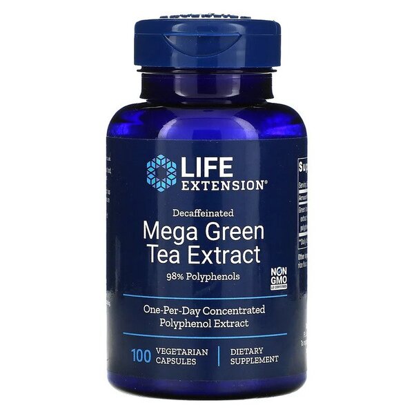 Mega Green Tea Extract - 100 vcaps - Sense42 Beauty and Health
