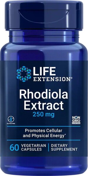 Rhodiola Extract, 250mg - 60 vcaps - Sense42 Beauty and Health