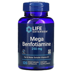 Mega Benfotiamine, 250mg - 120 vcaps - Sense42 Beauty and Health