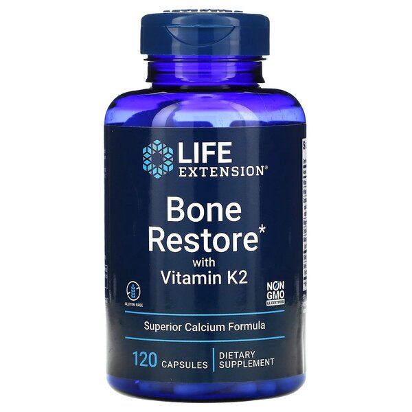Bone Restore with Vitamin K2 - 120 caps - Sense42 Beauty and Health