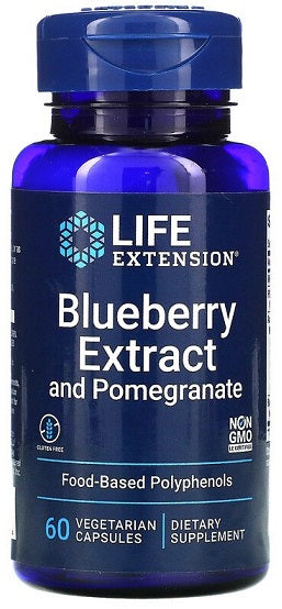 Blueberry Extract with Pomegranate - 60 vcaps - Sense42 Beauty and Health