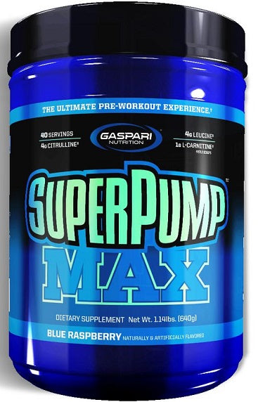 SuperPump MAX, Blue Raspberry - 640g - Sense42 Beauty and Health