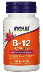 Vitamin B-12, 1000mcg - 100 lozenges - Sense42 Beauty and Health