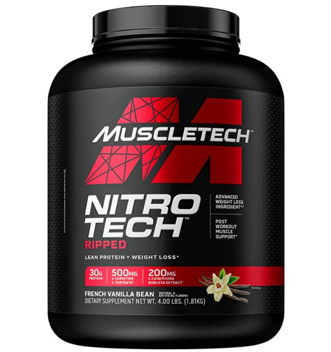 Nitro-Tech Ripped, French Vanilla Bean - 1810g
