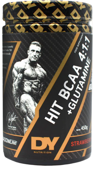 HIT BCAA 4:1:1 + Glutamine, Strawberry - 450g - Sense42 Beauty and Health