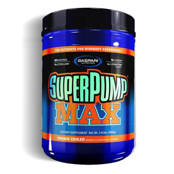 SuperPump MAX, Orange Cooler - 640g - Sense42 Beauty and Health