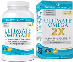 Ultimate Omega 2X, 2150mg Lemon - 180 softgels - Sense42 Beauty and Health